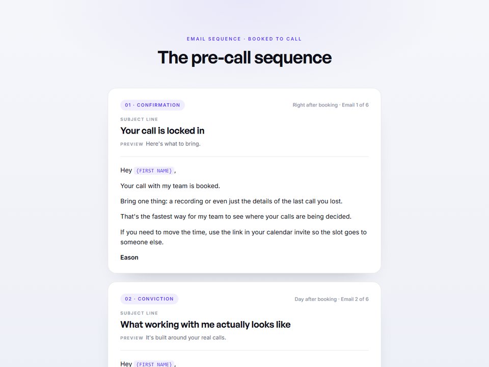 Pre-call preview