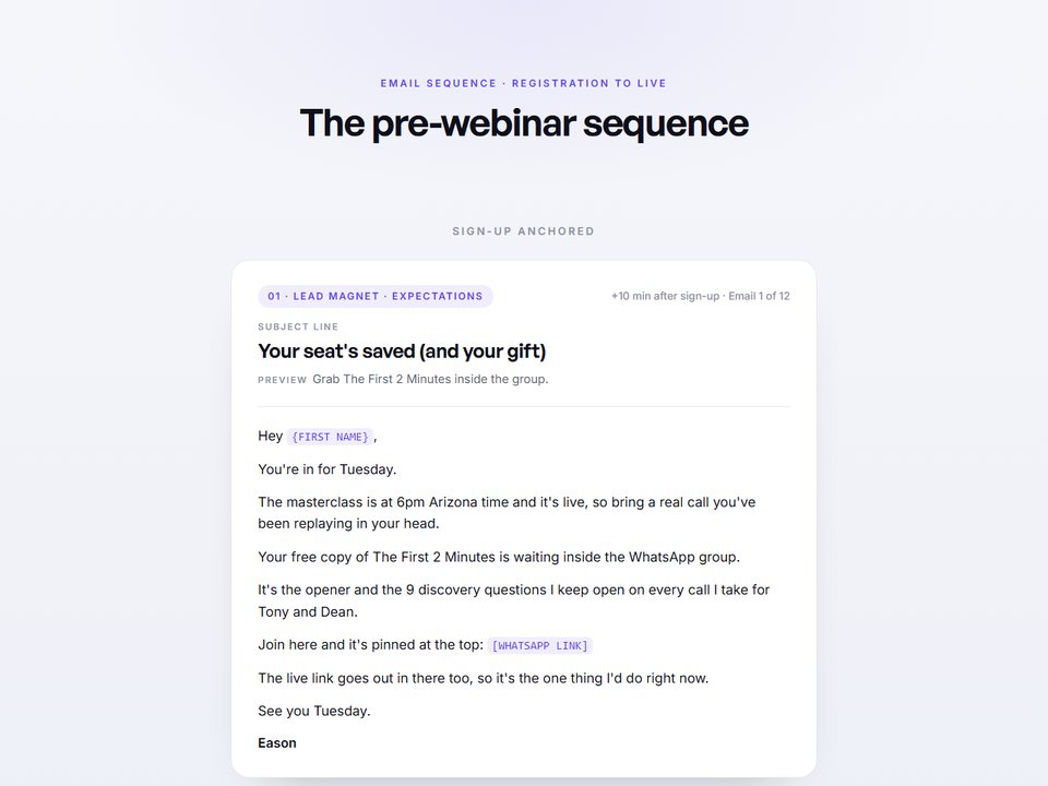 Pre-webinar preview